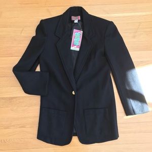 Black wool blazer NWT Copper Creek